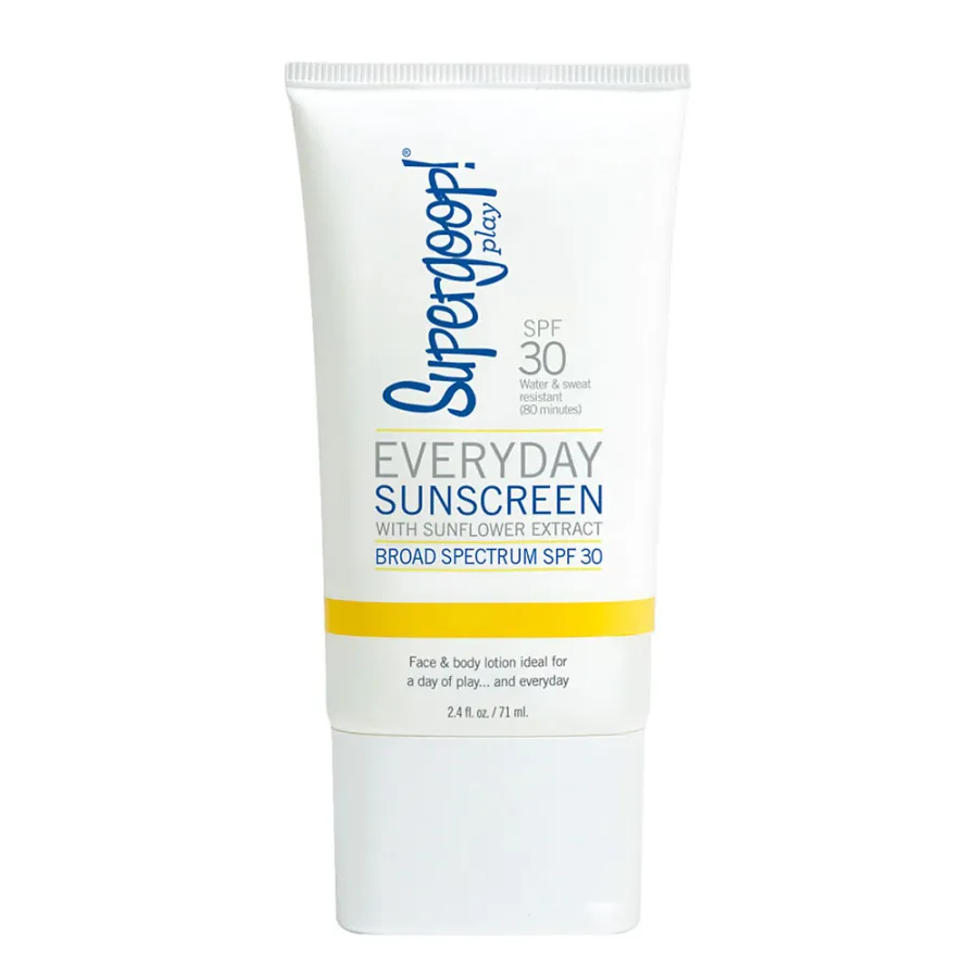 Labor Day Weekend Mini Beauty Products - Supergoop! Everyday Sunscreen For Face and Body