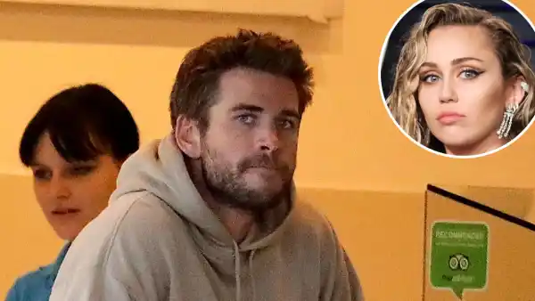 Liam Hemsworth Wearing a Grey Hoodie Breaks Silence After Miley Cyrus