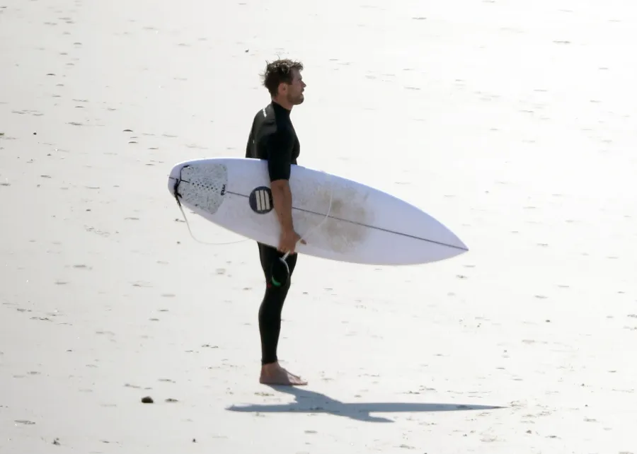 Liam Hemsworth Goes Surfing With Brother Chris After Miley Cyrus Split
