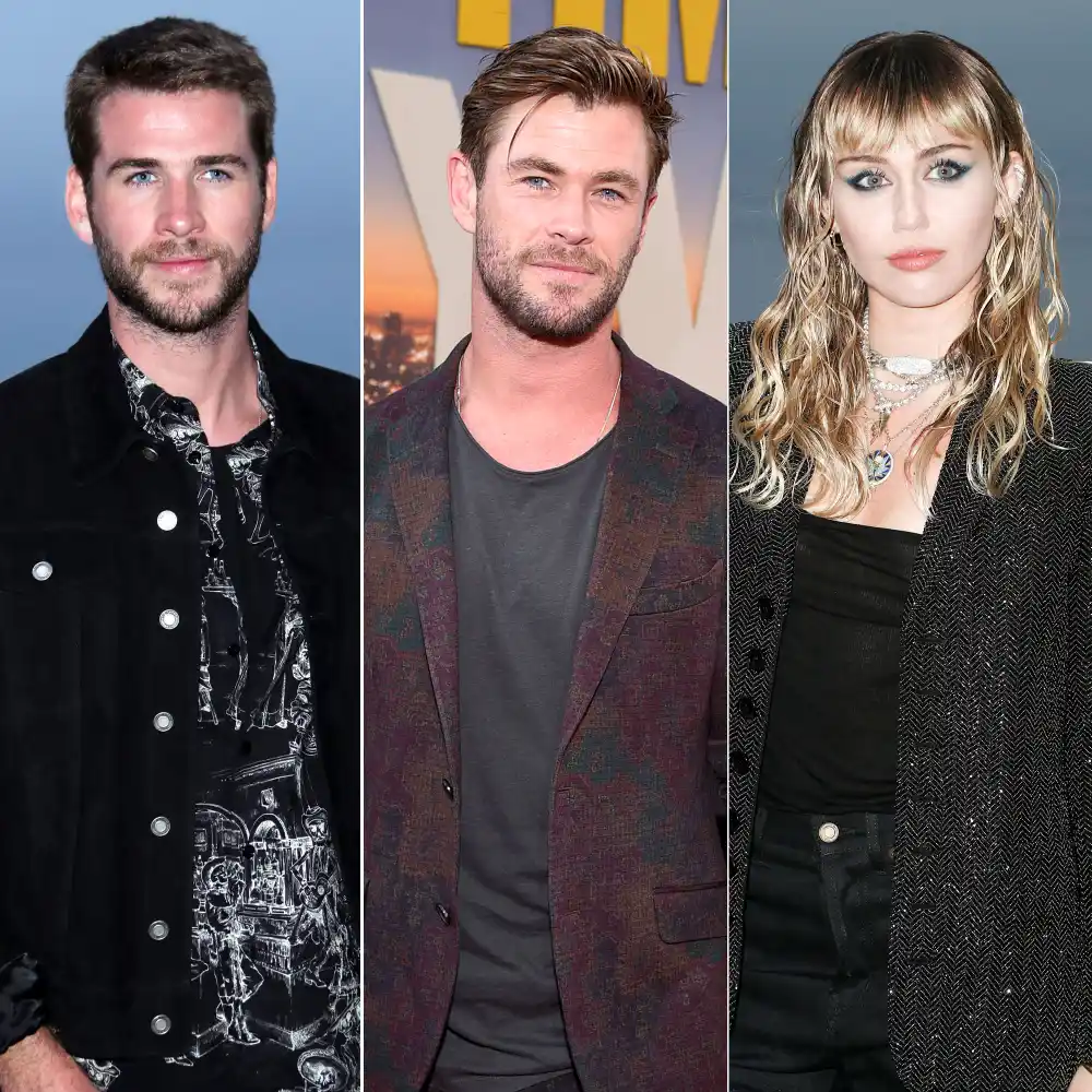 Liam Hemsworth Looks Gloomy at Beach With Chris Hemsworth After Miley Cyrus Split