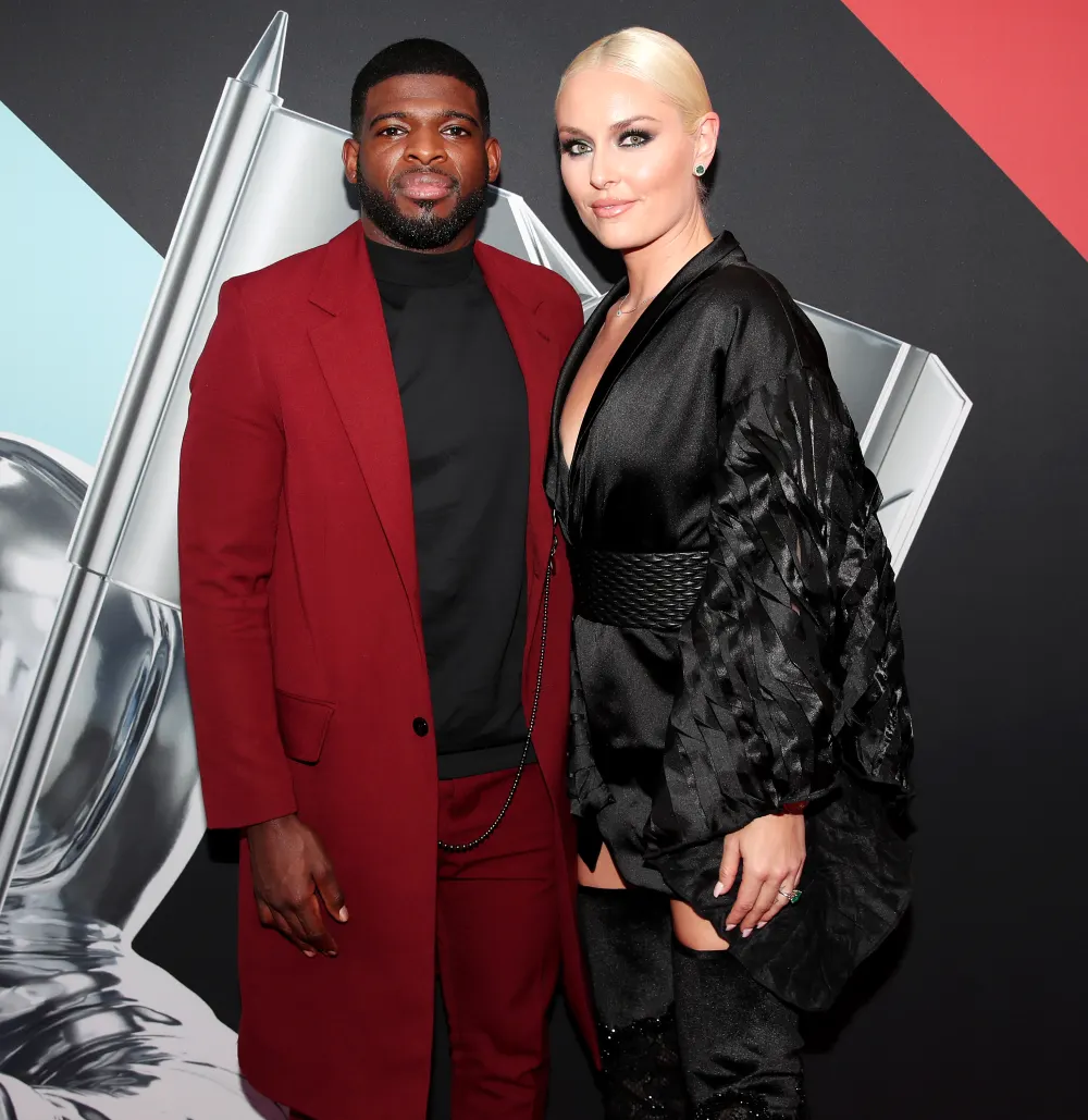 Lindsey Vonn P.K. Subban Walk First Red Carpet After Engagement VMAs 2019