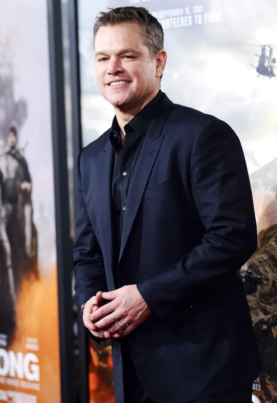 Matt Damon Tattoo For Kids