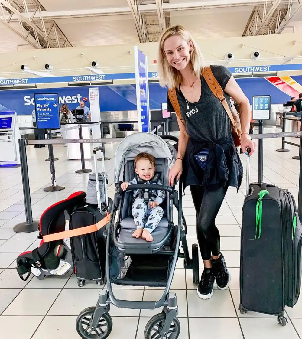 Meghan King Edmonds Takes Son Hart to California