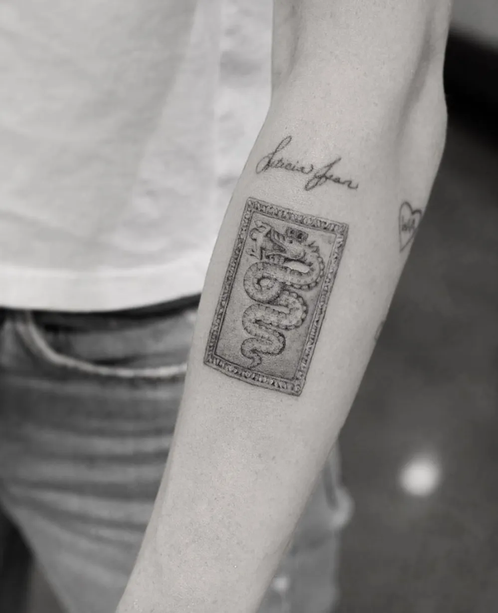 Miley Cyrus Italy Tattoo Instagram