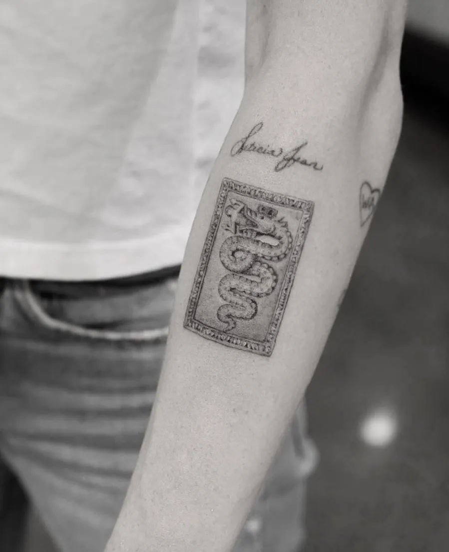 Miley Cyrus Italy Tattoo Instagram