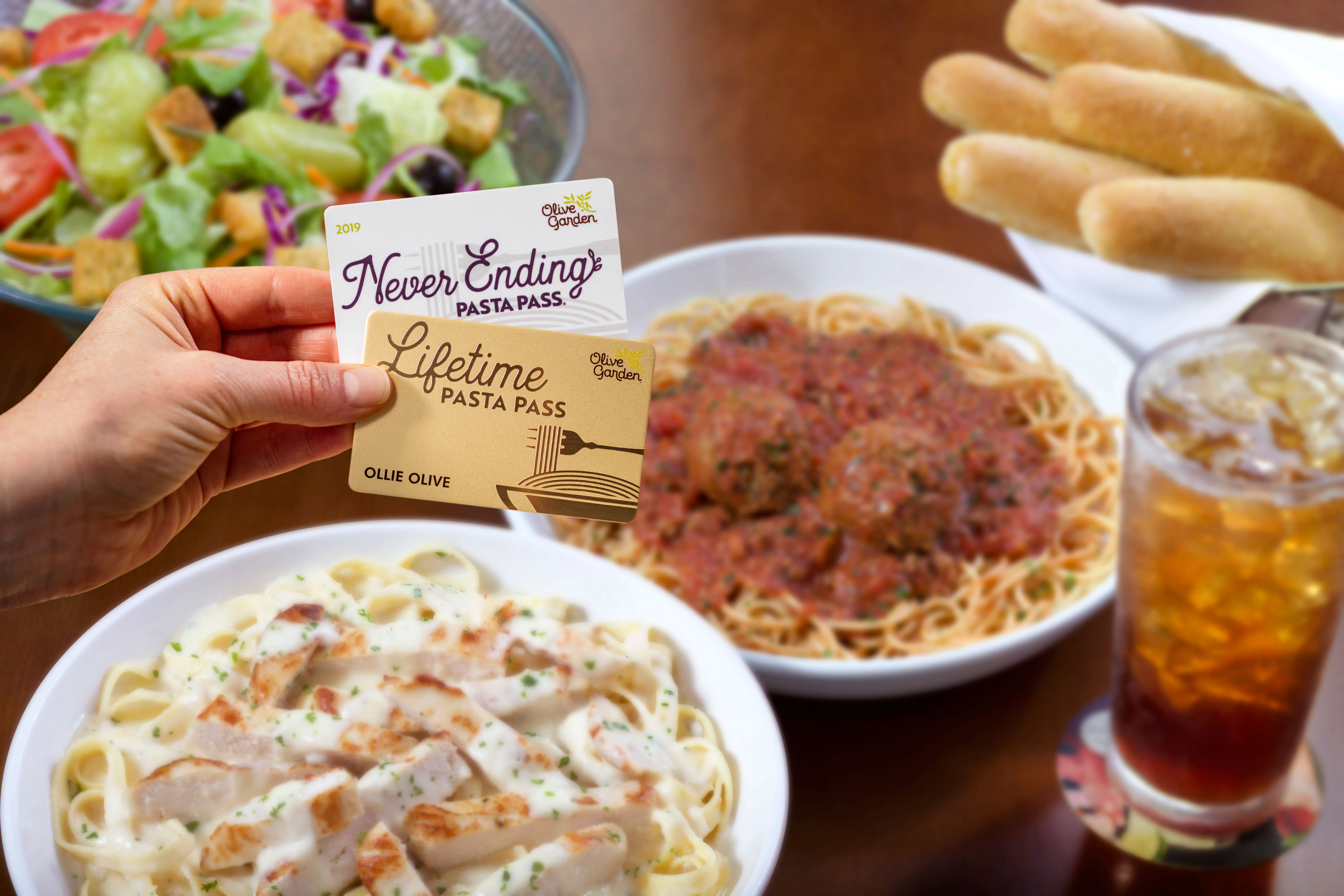 Olive Garden's New Lifetime Pasta Pass Will Give You Pasta Until You