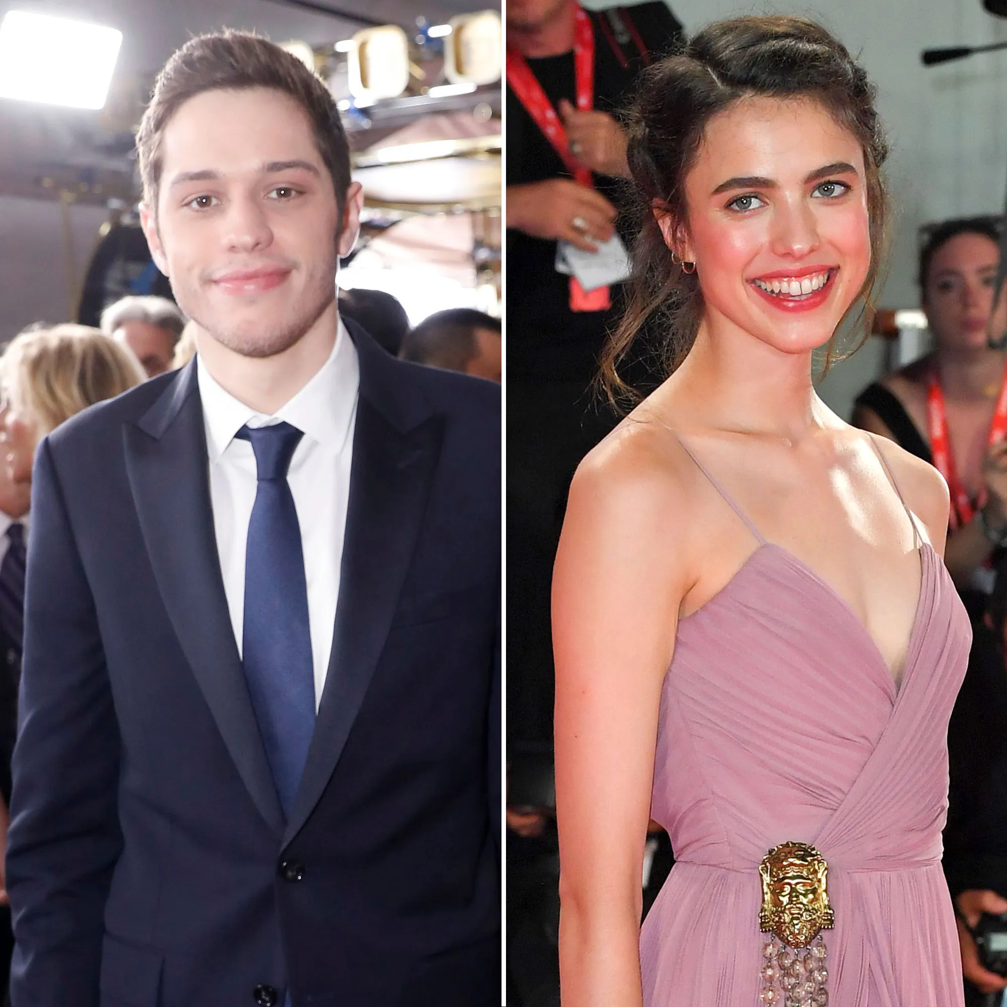 Pete Davidson and Margaret Qualley Attend Venice Film Festival Together