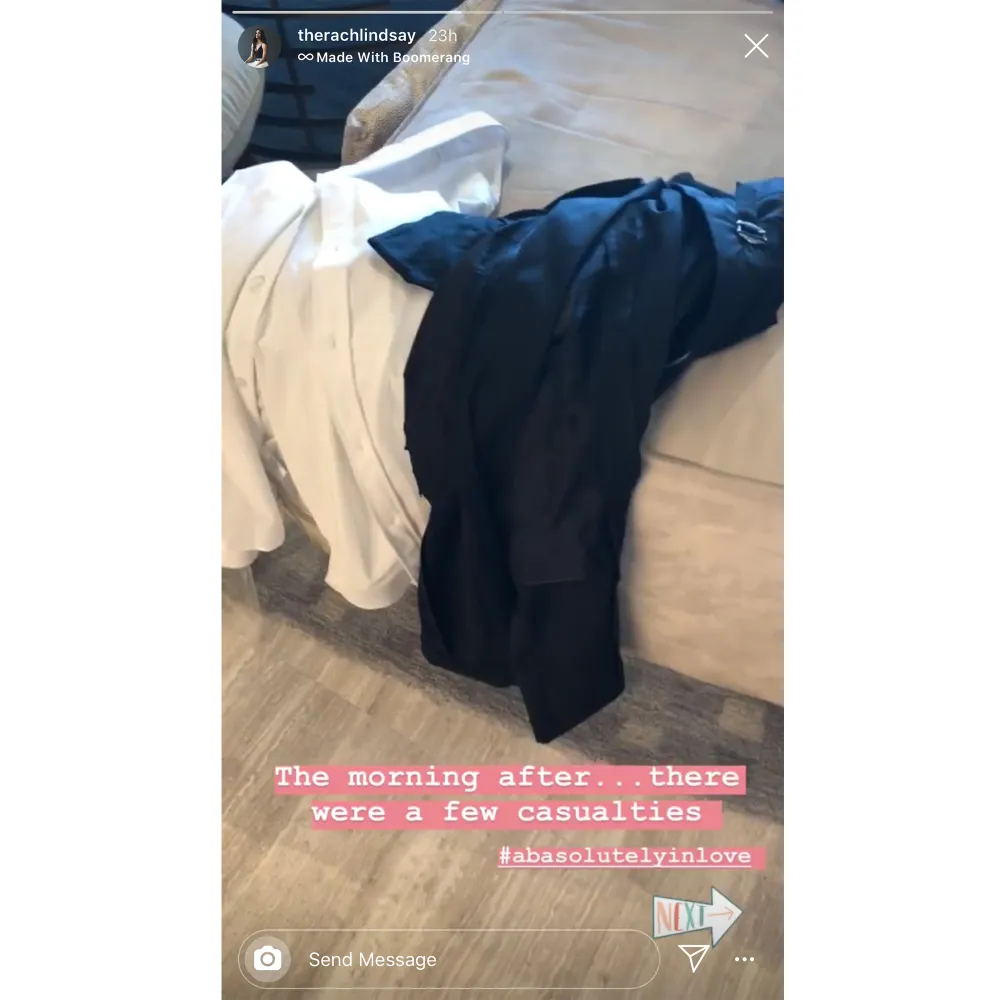 Rachel Lindsay Joes about Wedding Morning After with Bryan Abasolo