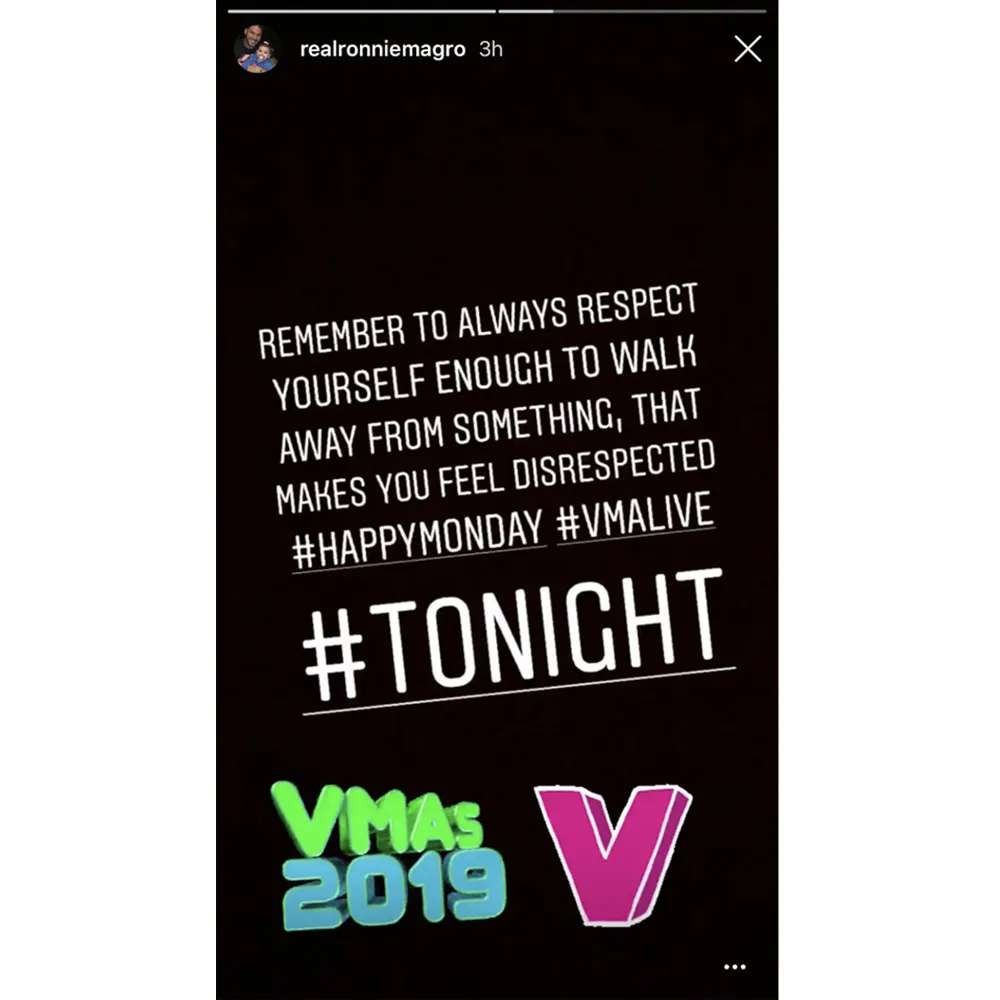 Ronnie Ortiz-Magro Feeling Disrespected Before VMAs 2019