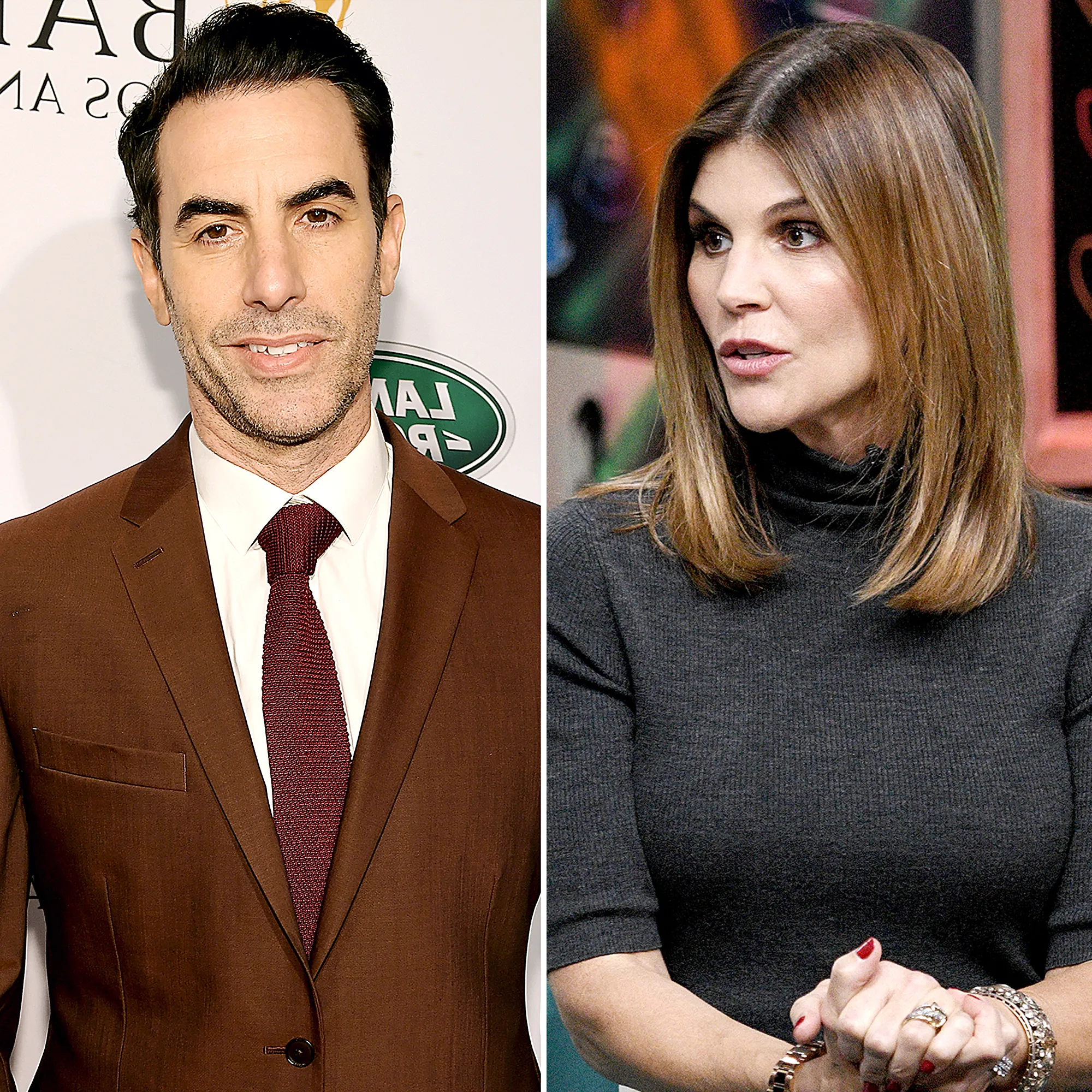 Sacha Baron Cohen Cracks Joke About Lori Loughlin Daughters Rowing Boat