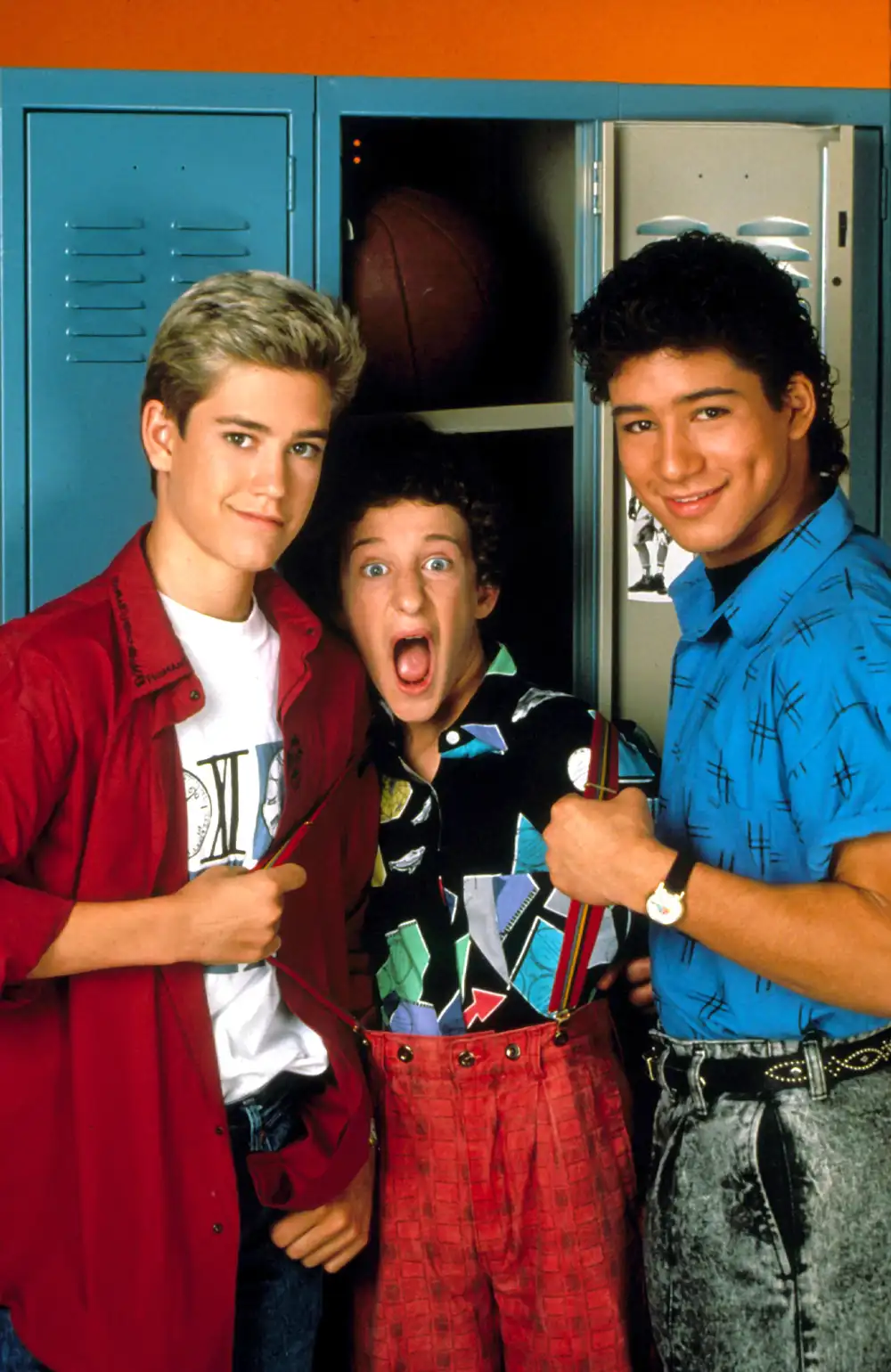 Saved By The Bell Mark Paul Gosselaar, Dustin Diamond, Mario Lopez