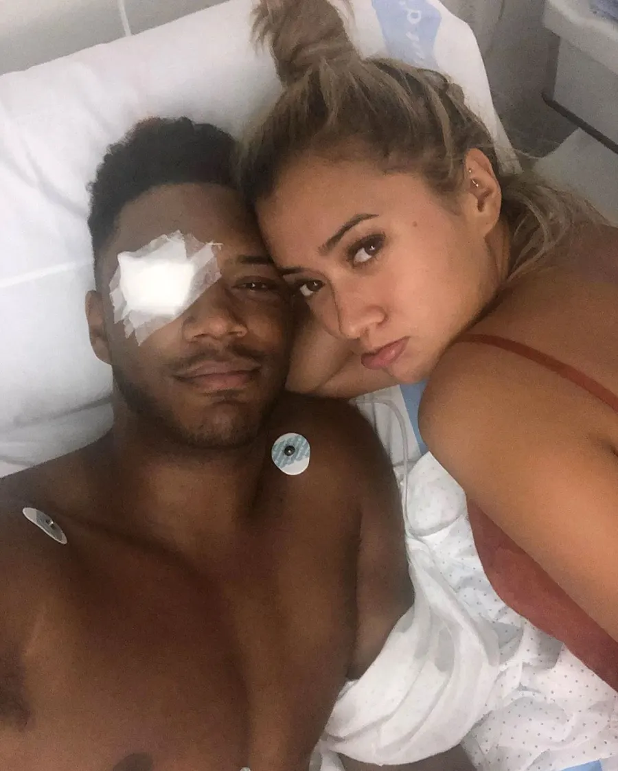 Theo Campbell Lost Eye Instagram Selfie