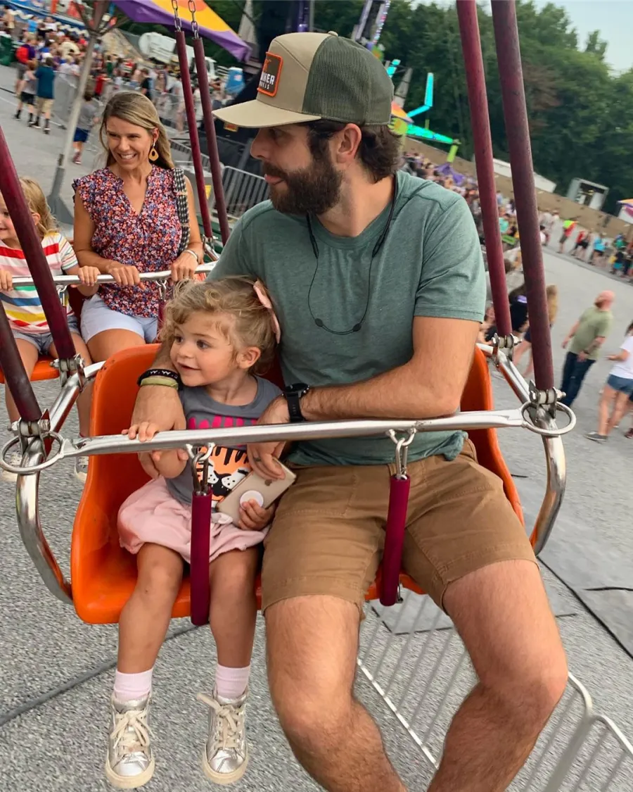 Thomas Rhett and Wife Lauren Akins Enjoy Fair Date With Daughters After Pregnancy Announcement