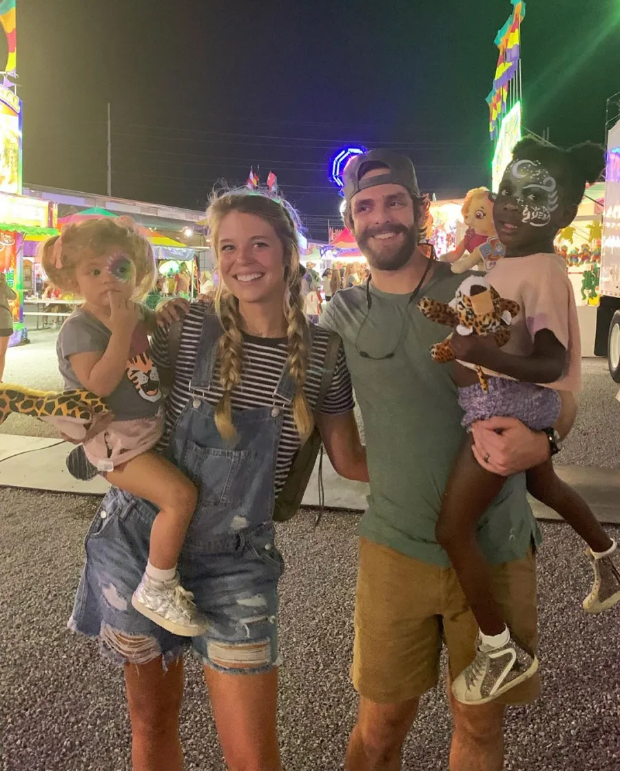 Thomas Rhett and Wife Lauren Akins Enjoy Fair Date With Daughters After Pregnancy Announcement
