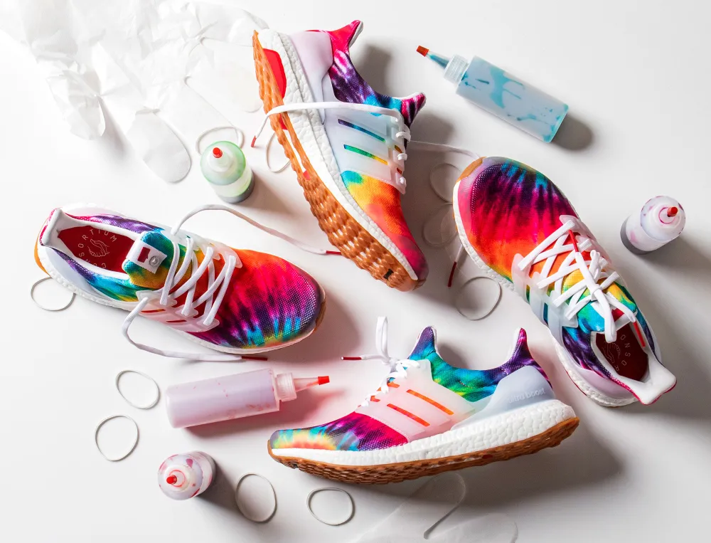 Adidas x Nice Kicks Tie-Dye Sneakers