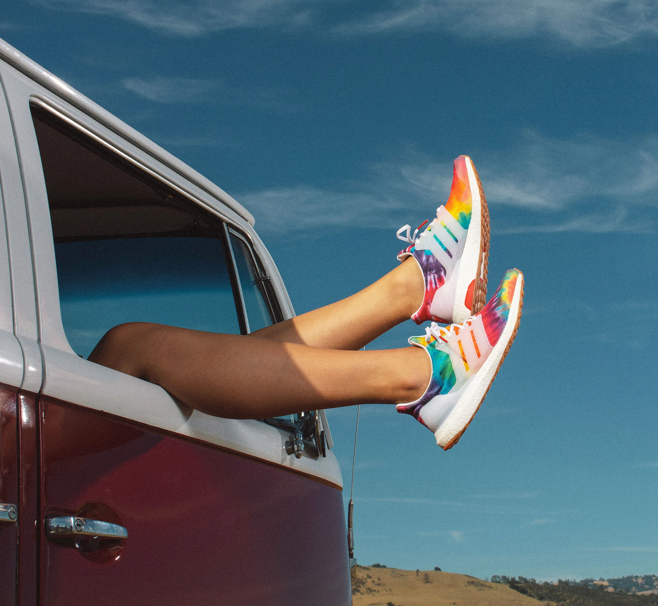 Adidas x Nice Kicks Tie-Dye Sneakers