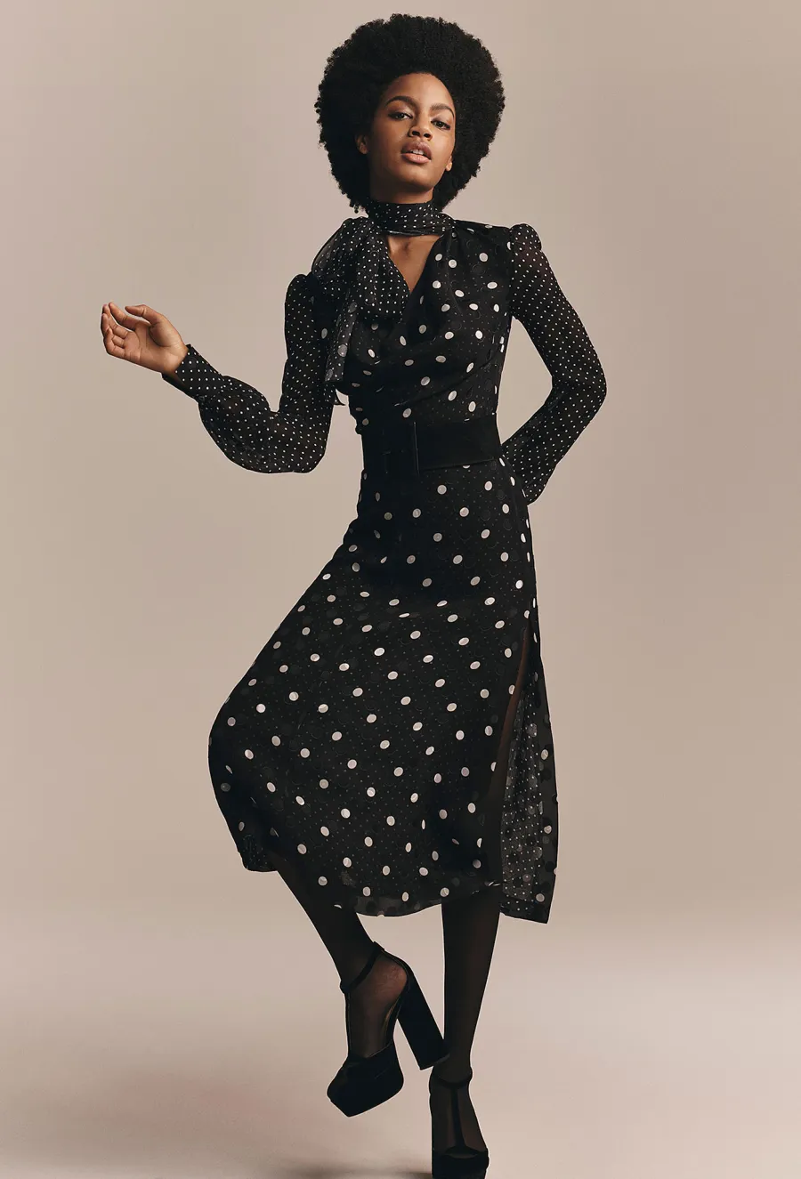 Zendaya x Tommy Hilfiger Collection - Zendaya Polka Dot Dress