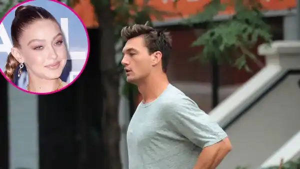 Tyler Cameron Leaving Gigi Hadid Apartment