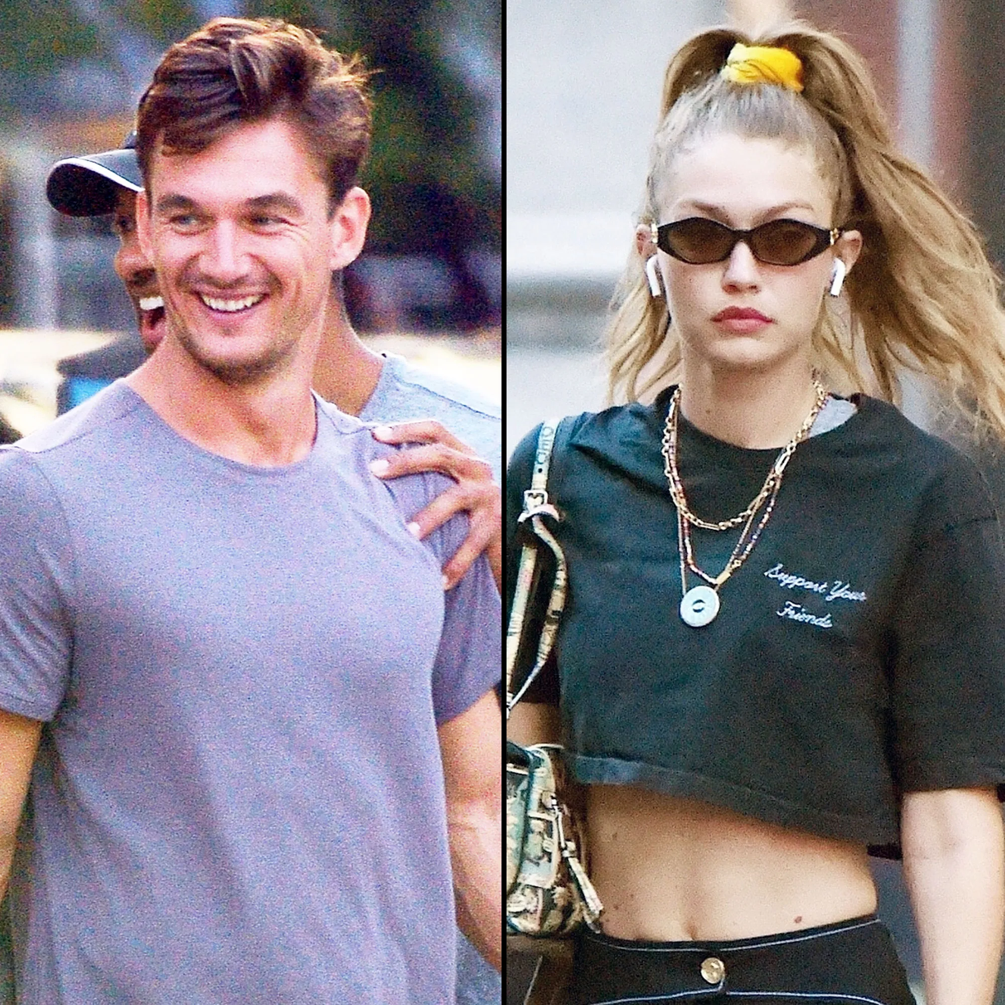 Tyler Cameron Spotted Leaving Gigi Hadid Apartment Again