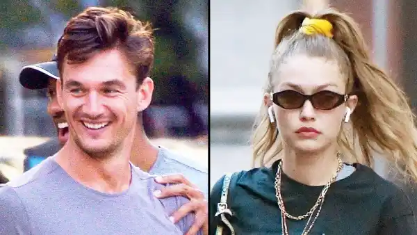 Tyler Cameron Spotted Leaving Gigi Hadid Apartment Again