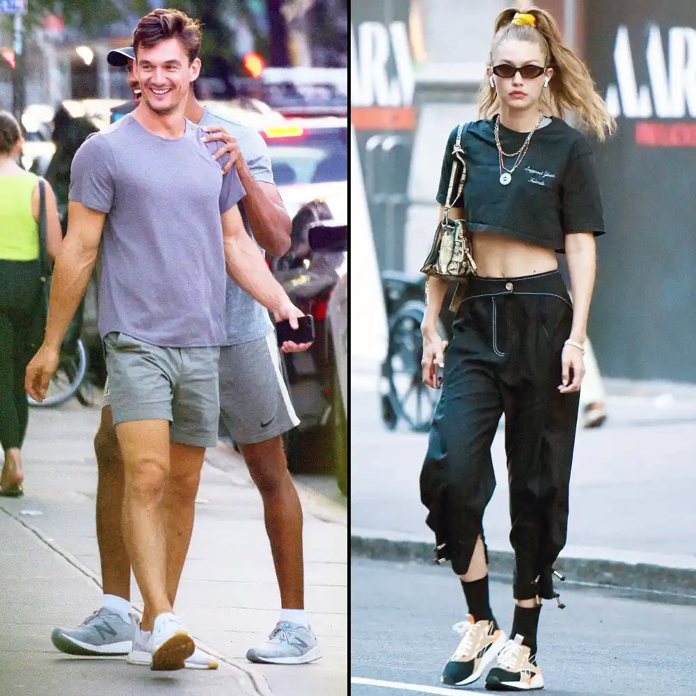 Tyler Cameron Spotted Leaving Gigi Hadid Apartment Again