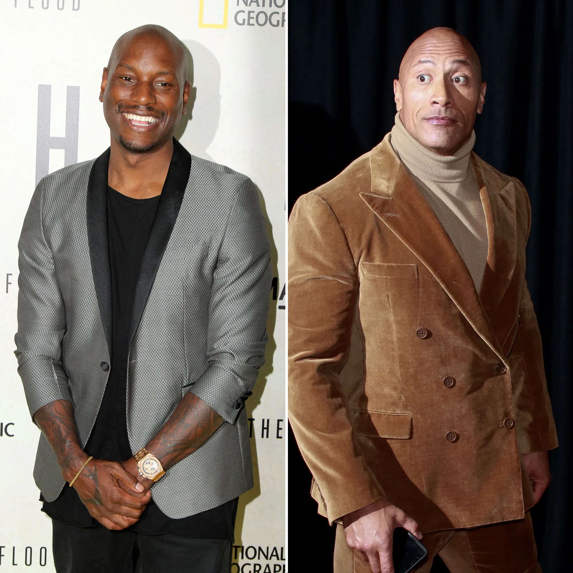 Tyrese Gibson Shades Dwayne Johnson Hobbs & Shaw