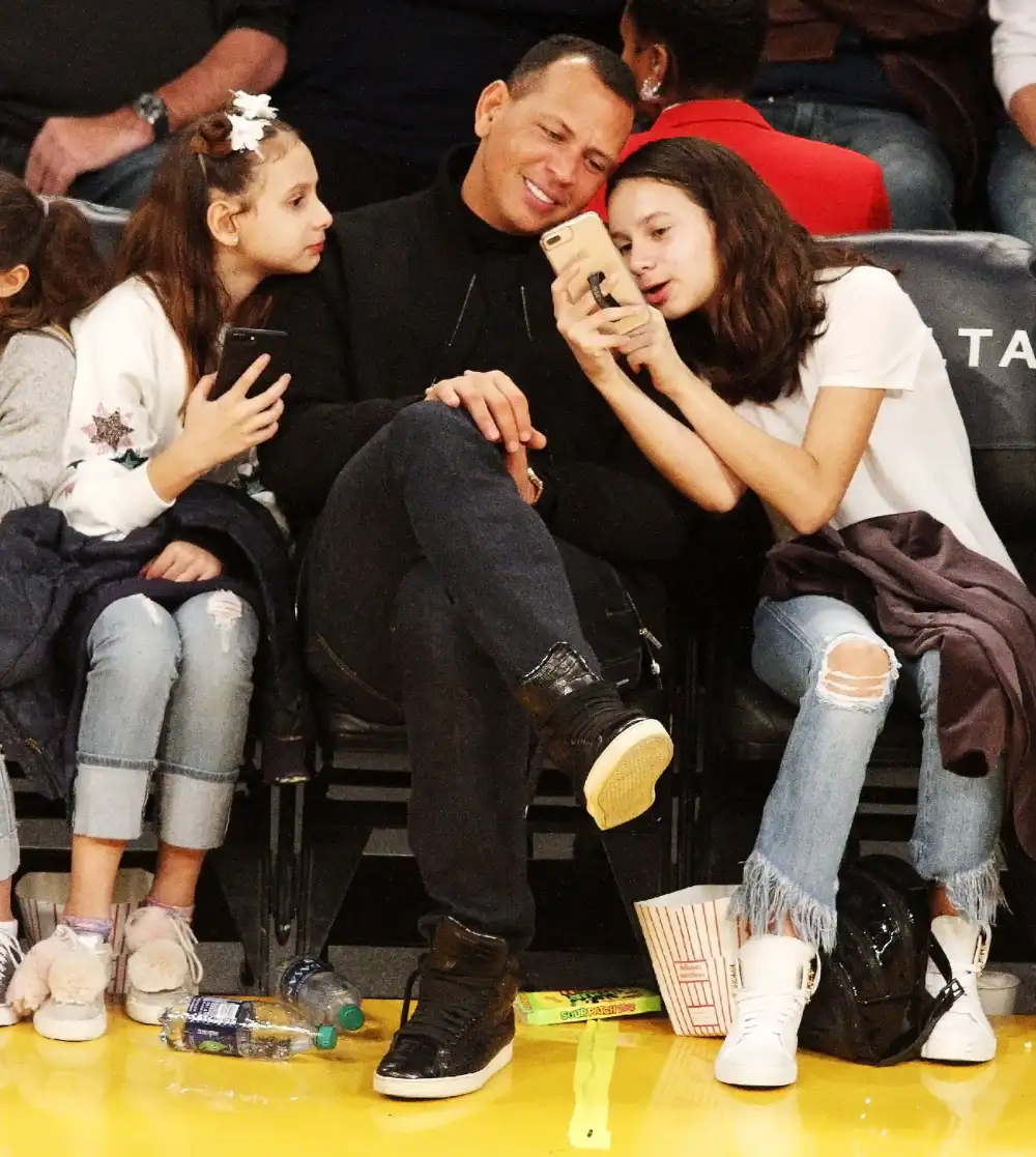 Arod Admits He Made Burner Instagram Account to Follow Daughters Natasha and Ella