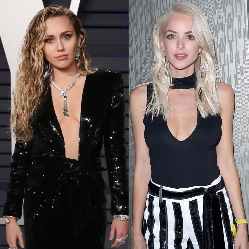 Miley Cyrus and Kaitlynn Carter Grab Lunch in L.A. With Tish Cyrus