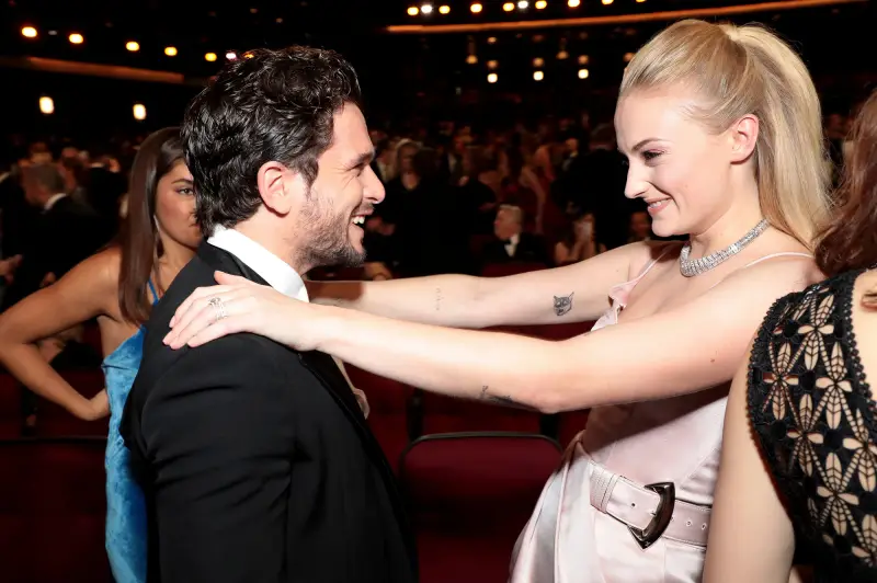 Kit Harington, Sophie Turner What You Didn't See on TV Gallery Emmys 2019