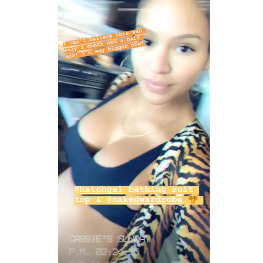 3rd Trimester Bikini Pics Cassie