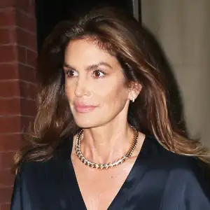 Cindy Crawford Navy Jumpsuit September 11, 2019