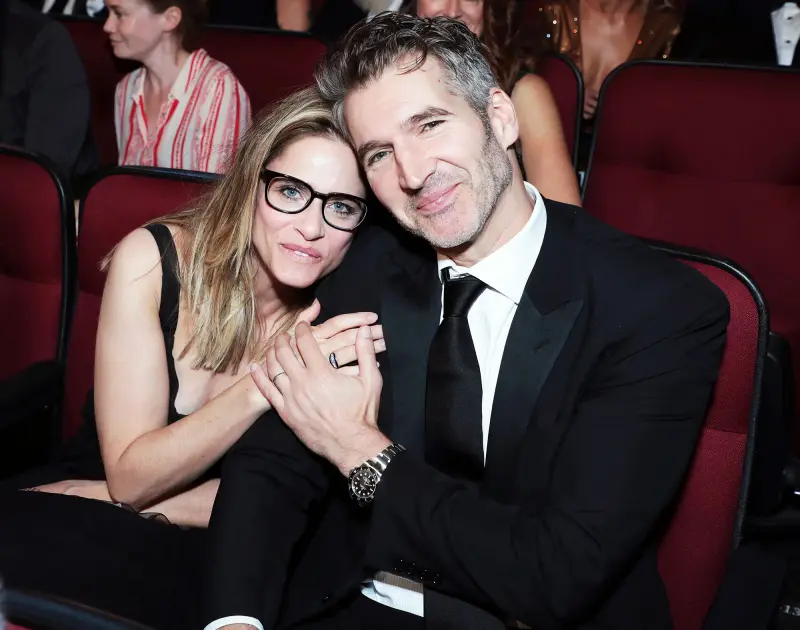 Amanda Peet and David Benioff Inside Emmys 2019