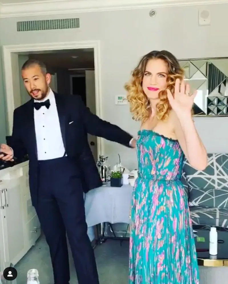 Anna Chlumsky Emmys 2019 Stars Getting Ready