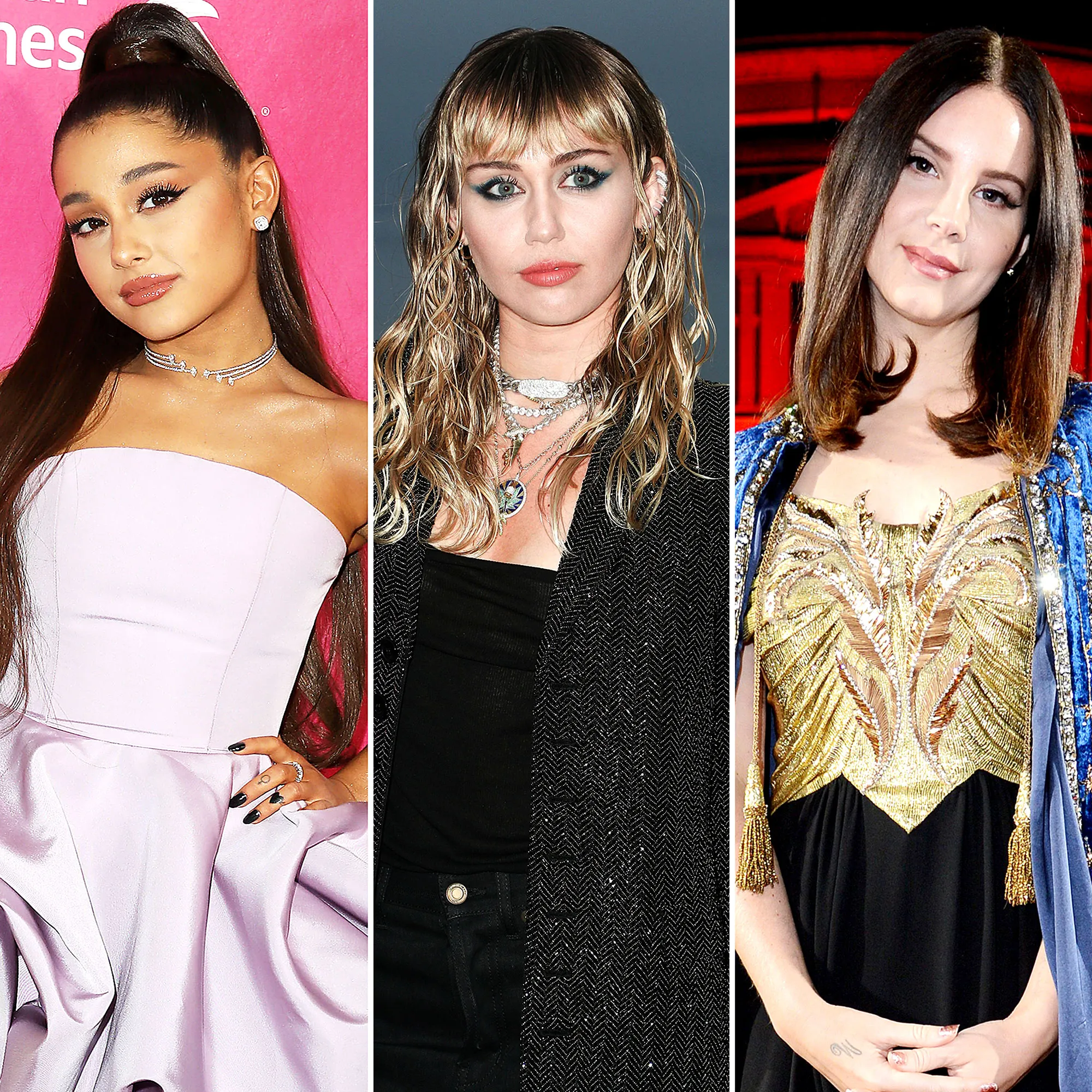 Ariana Grande Miley Cyrus Lana Del Rey in Don’t Call Me Angel