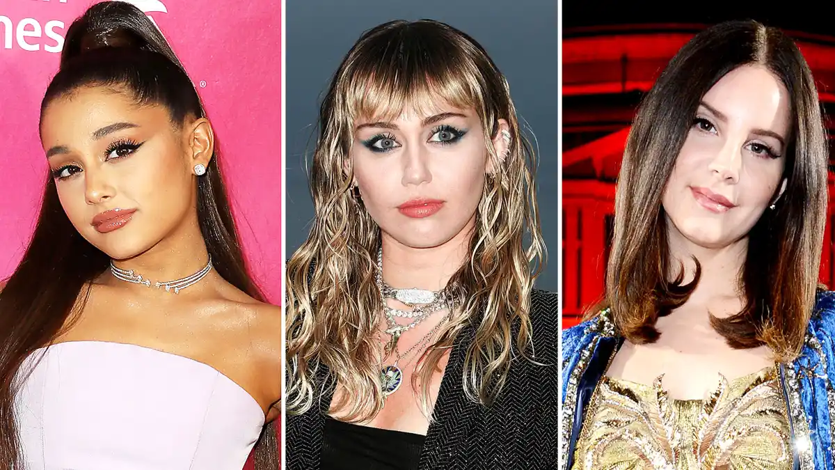 Ariana Grande Miley Cyrus Lana Del Rey in Don’t Call Me Angel