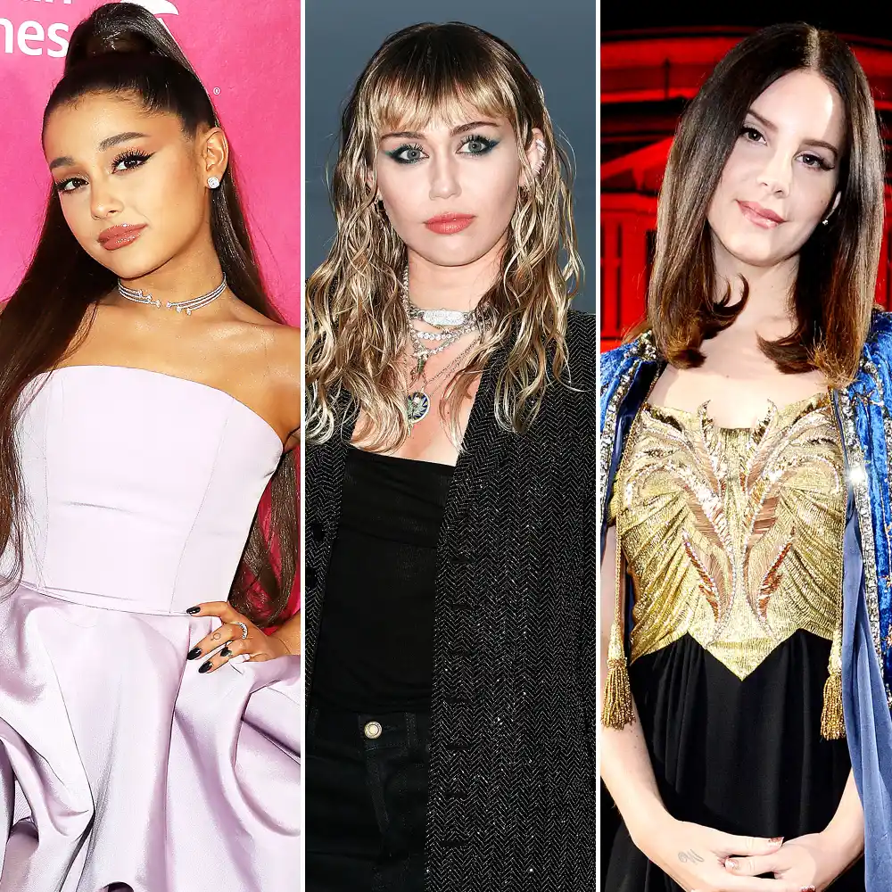 Ariana Grande Miley Cyrus Lana Del Rey in Don&rsquo;t Call Me Angel
