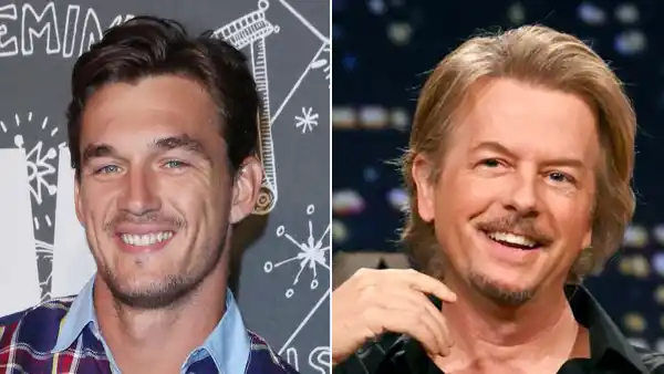 Tyler Cameron and David Spade