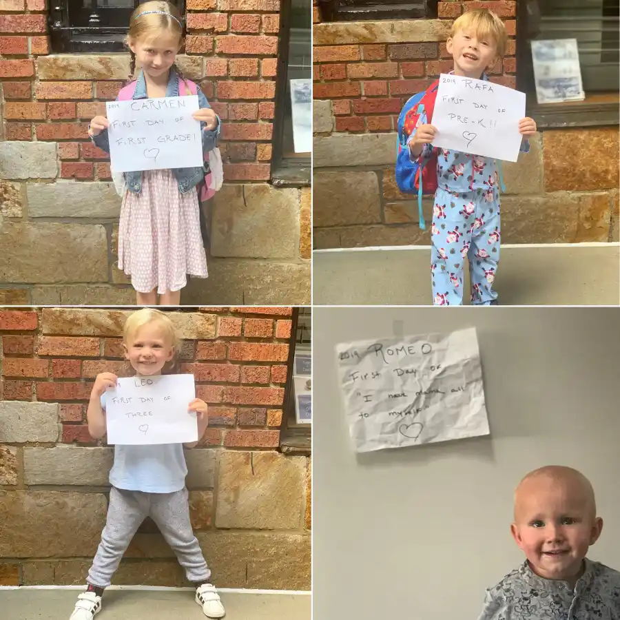 Back to School Carmen, Rafael, Leonardo and Romeo Baldwin