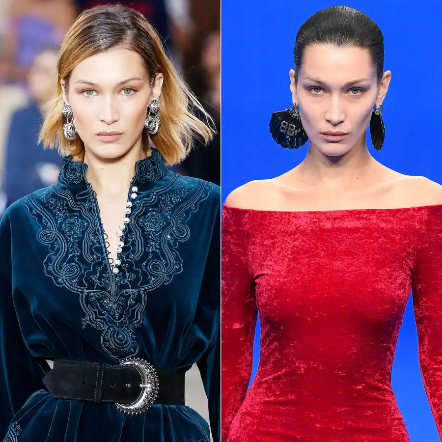 Bella Hadid Hair Change Blonde to Brunette Again