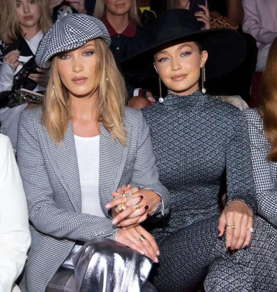 Bella Hadid and Gigi Hadid Front Row Tommy Hilfiger Show NYFW Show