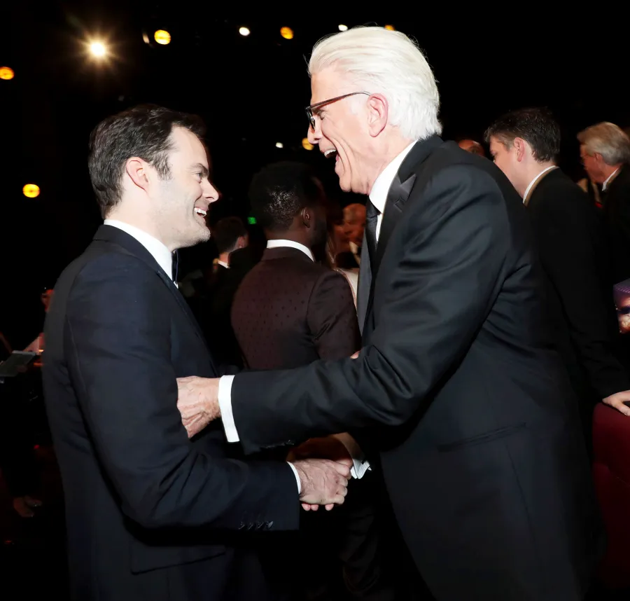 Bill Hader and Ted Danson Inside Emmys 2019