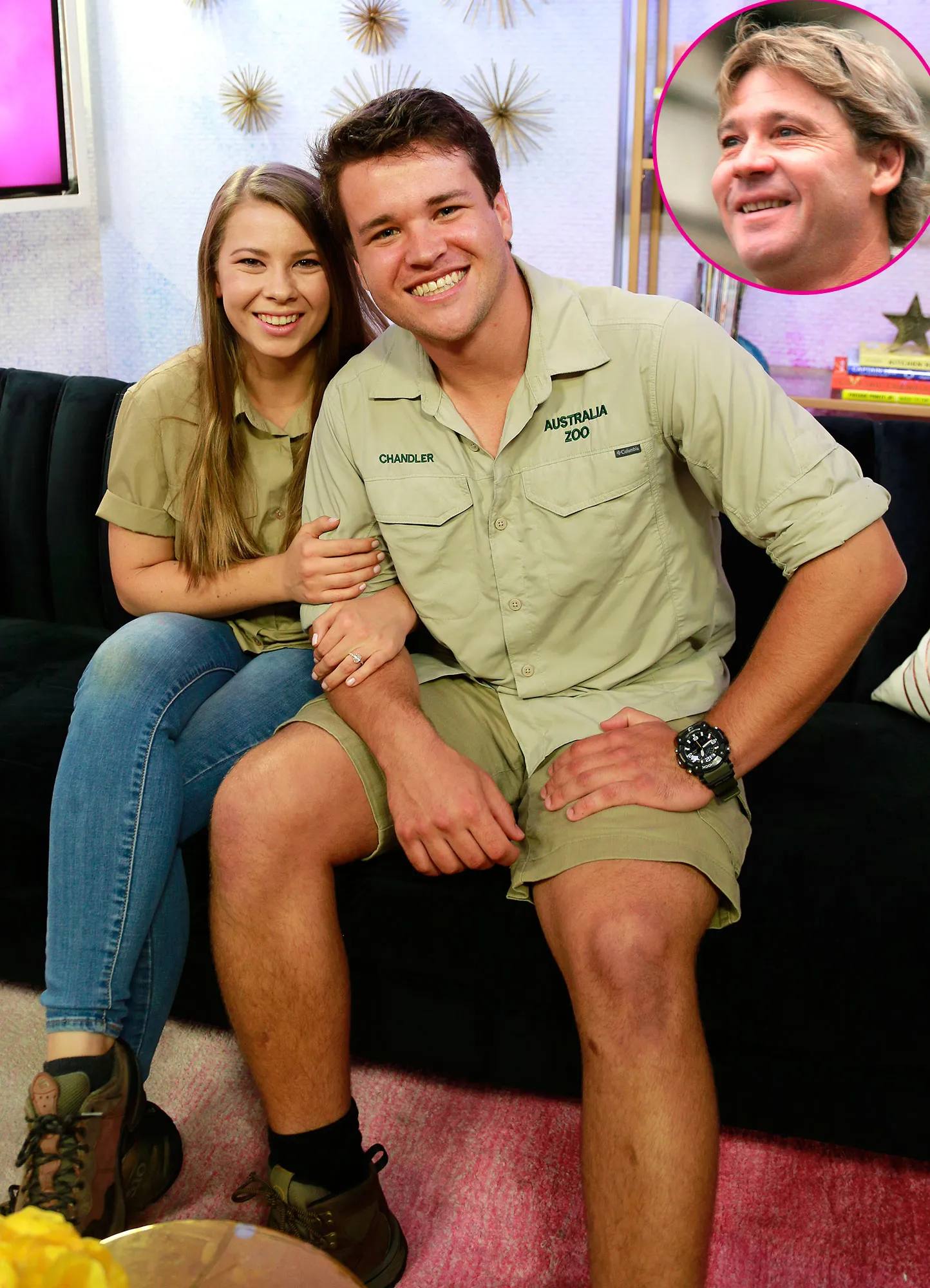 Bindi Irwin and Chandler Powell Us Interview Steve Irwin