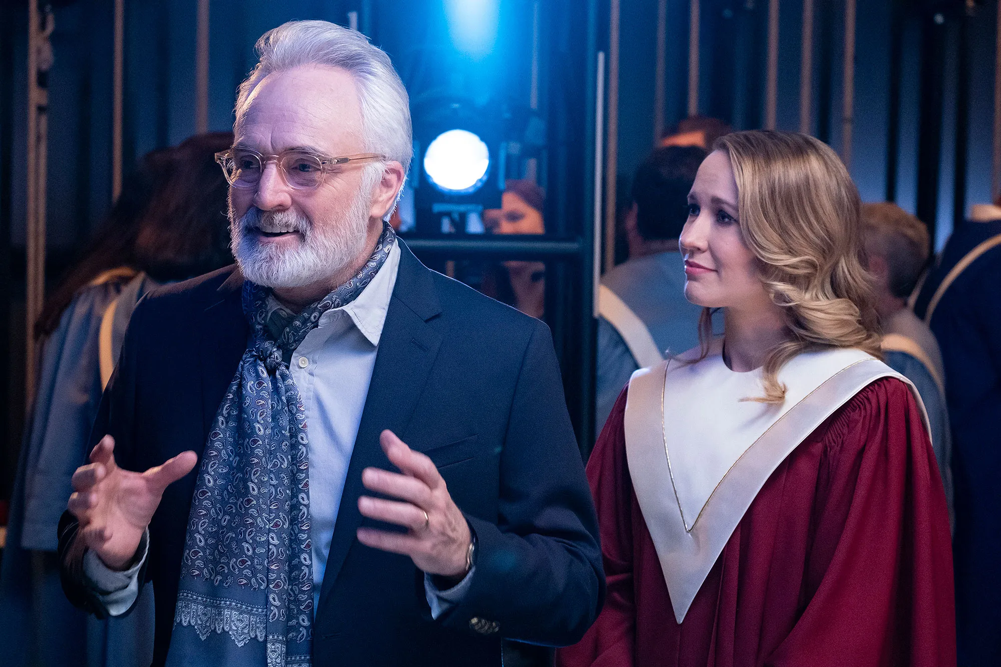 Bradley Whitford as Arthur, Anna Camp as Ginny Perfect Harmony