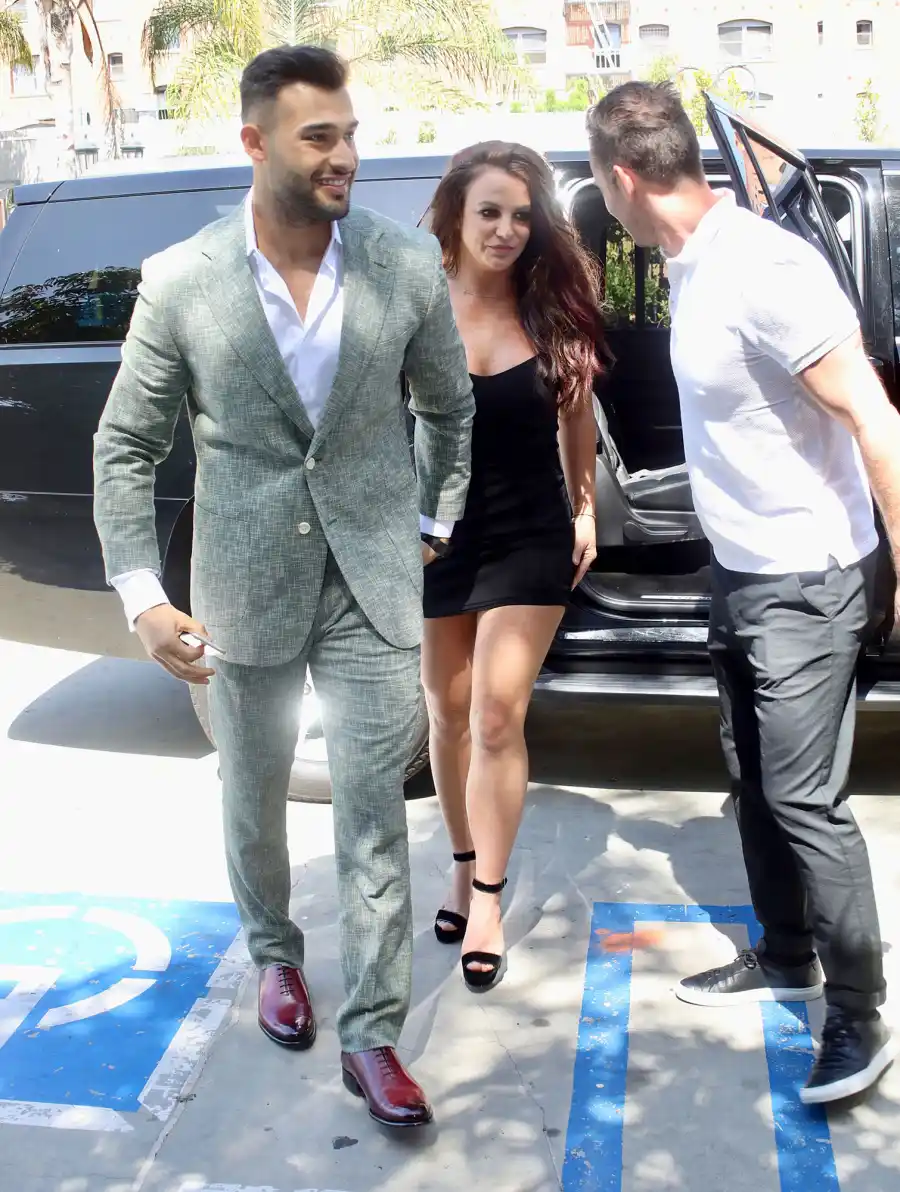 Britney Spears Walks Red Carpet With Boyfriend Sam Asghari