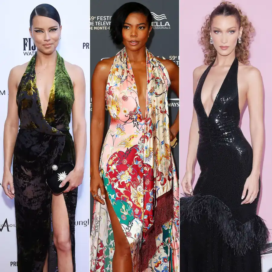 Celebs Wearing Halters