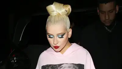 Christina Aguilera Pantsless September 15, 2019