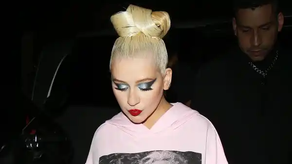 Christina Aguilera Pantsless September 15, 2019