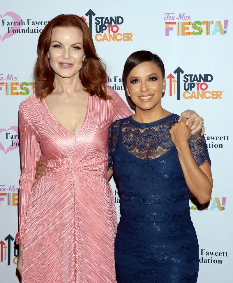 Costars Reunited Desperate Housewives Marcia Cross and Eva Longoria