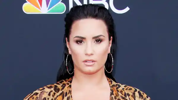 Demi Lovato Animal-Print Dress May 20, 2018