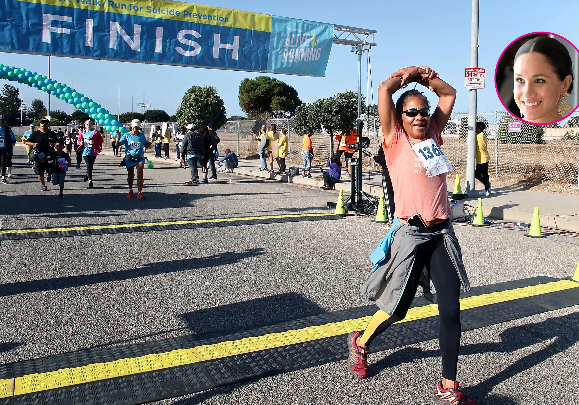 Doria Ragland Alive And Running 5k For Suicide Prevention Duchess Meghan’s Mom